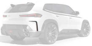 Боковые накладки заднего бампера