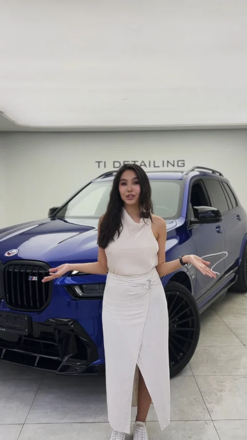 Губа переднего бампера для BMW X7 LCI