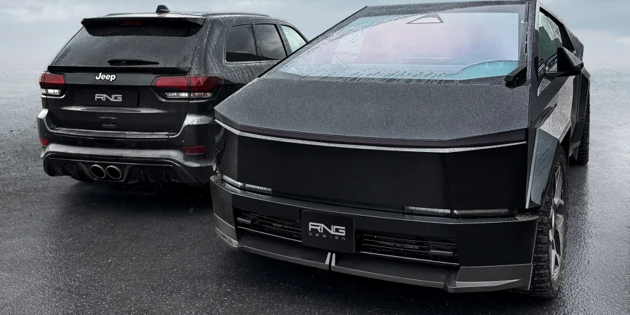 10 лет обвесу Jeep SRT и первый в мире Cybertruck в карбоне Renegade Design