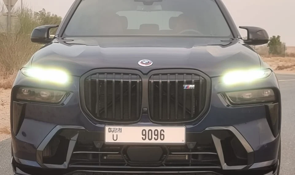 Губа переднего бампера для BMW X7 LCI