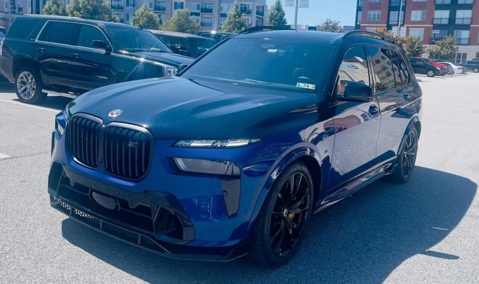 Губа переднего бампера для BMW X7 LCI