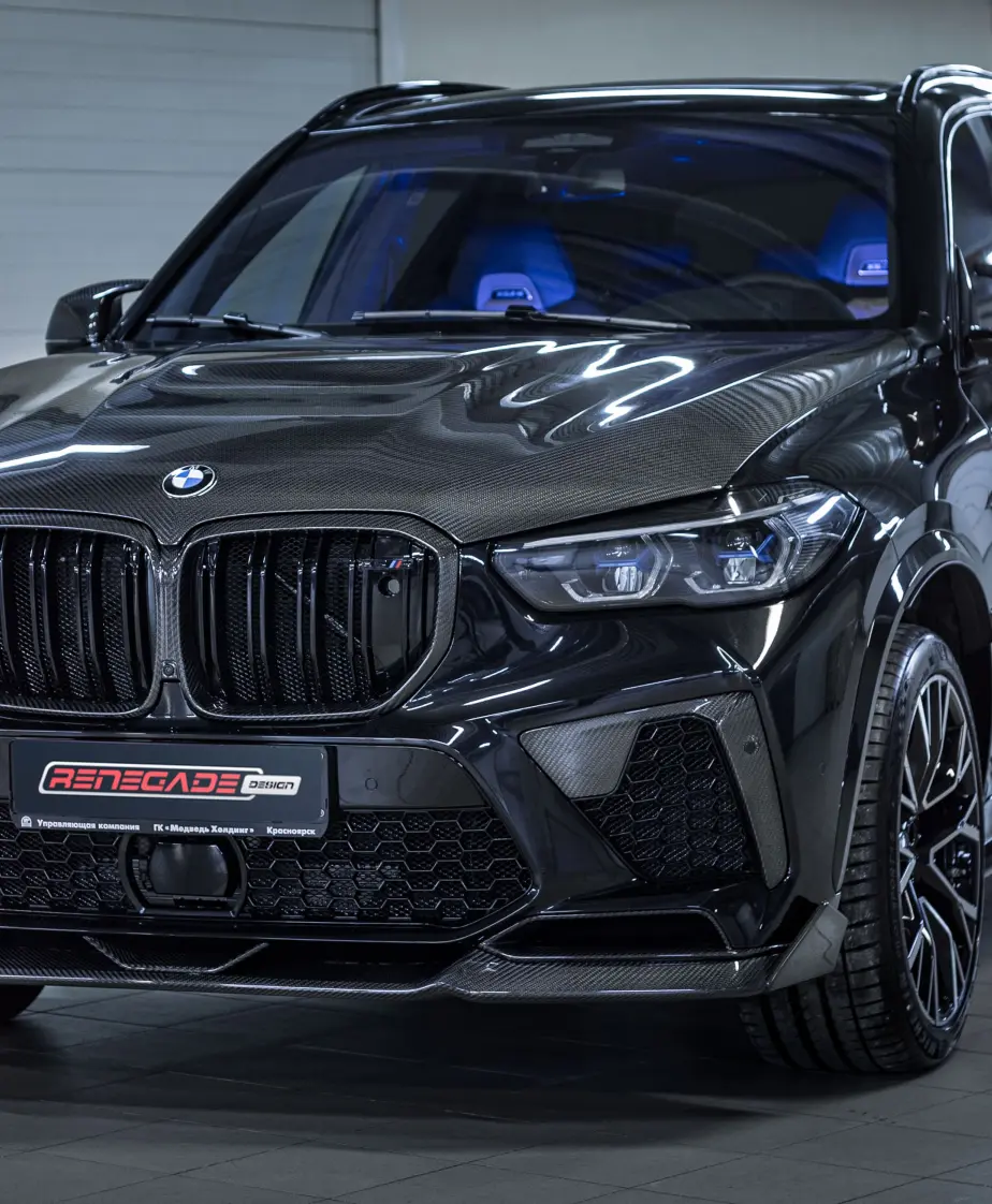 BMW X5M F95 Black Sapphire: полный 6K карбон от RNG Design — когда «максимум» означает максимум