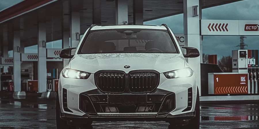 Обвес черный глянец BMW X5 LCI