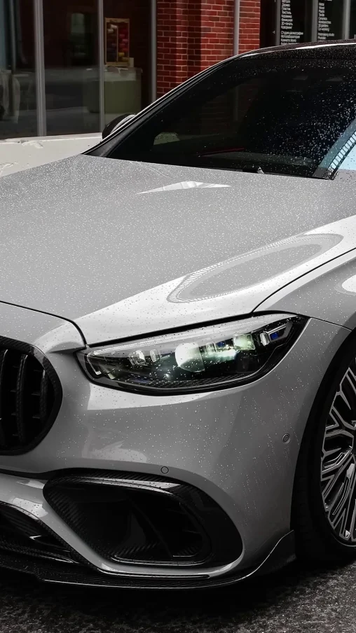 Карбоновые вставки в передние крылья для Mercedes-Benz S63 W223