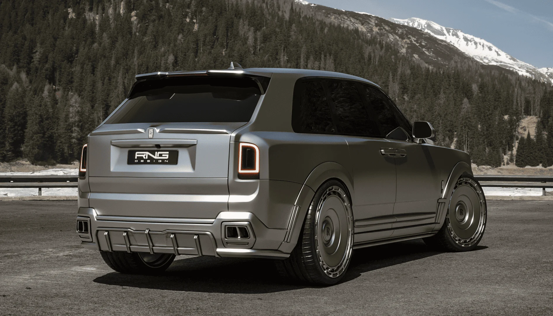 Карбоновые пороги для Rolls-Royce Cullinan Series II
