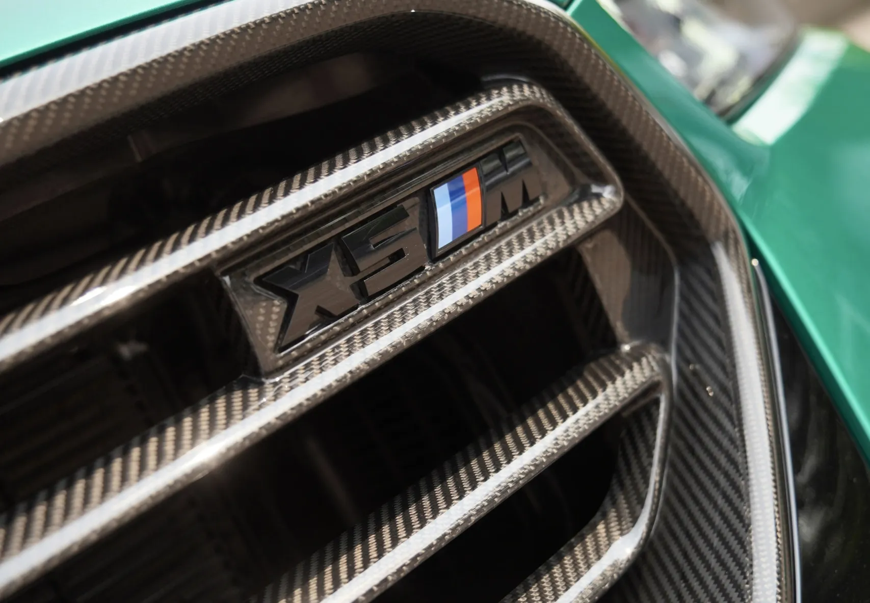 Карбоновая решетка радиатора для BMW X5M Competition LCI