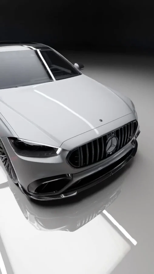 Карбоновые вставки в передние крылья для Mercedes-Benz S63 W223