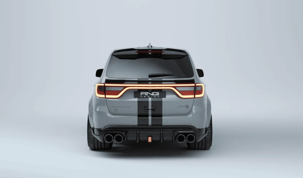 Диффузор с насадками и стоп-сигналом для Dodge Durango