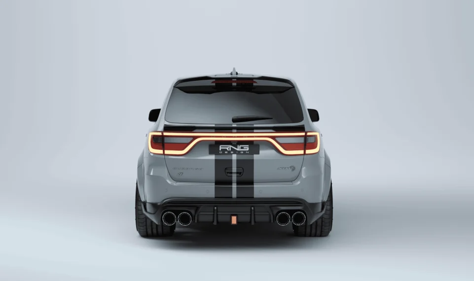 Диффузор с насадками и стоп-сигналом для Dodge Durango