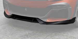 Губа переднего бампера