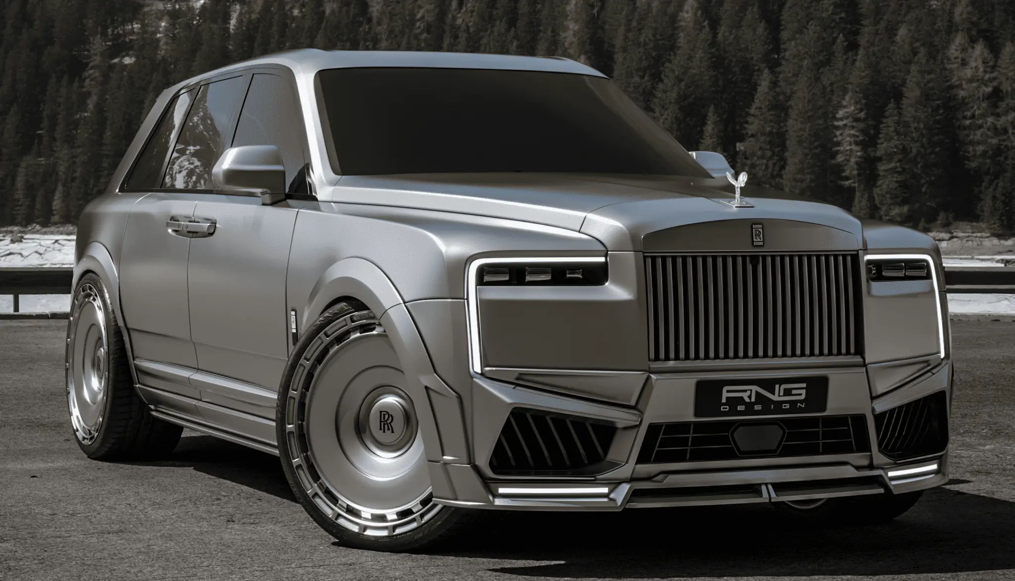 Обвес для Rolls-Royce Cullinan II от RNG Design — новый уровень индивидуальности