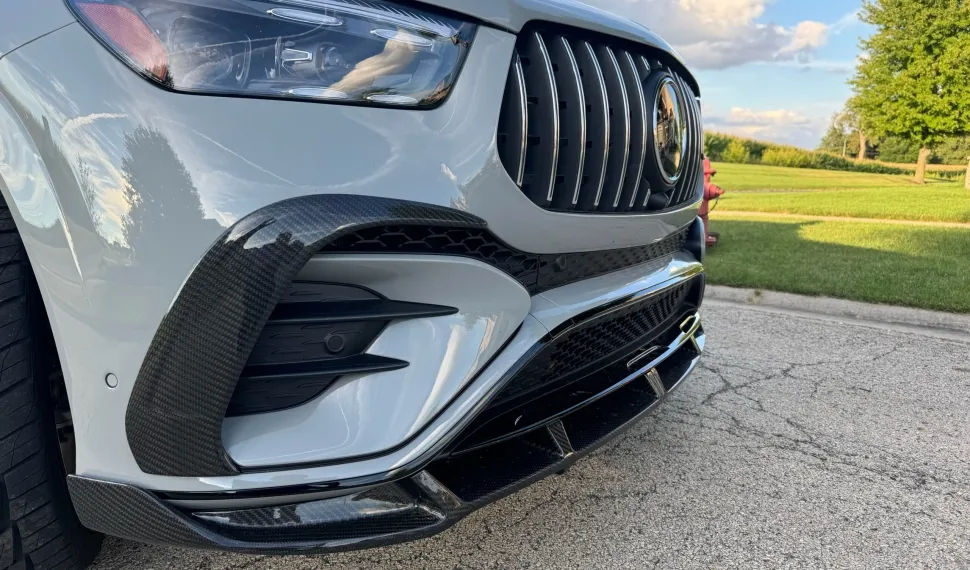 Карбоновые вставки в передний бампер для Mercedes-Benz GLE Coupe 2024