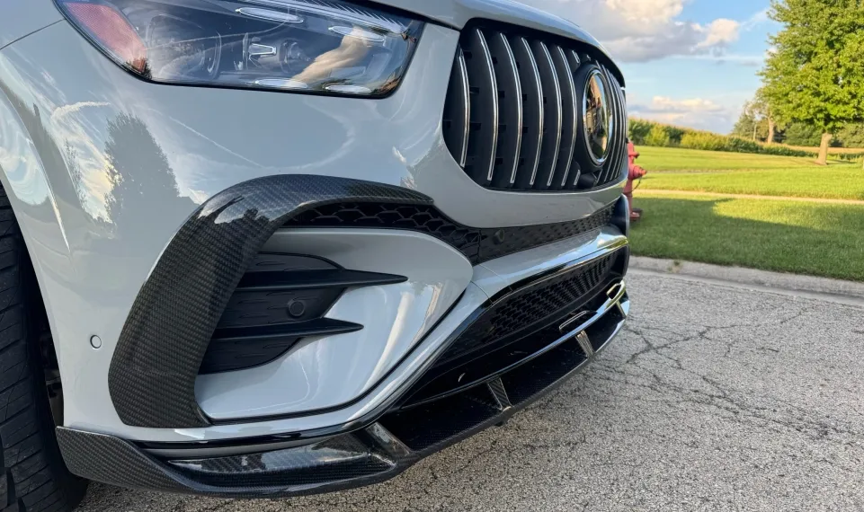 Карбоновые вставки в передний бампер для Mercedes-Benz GLE Coupe 2024