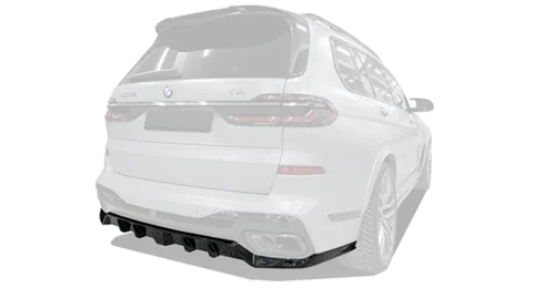 Карбоновый диффузор V2 для BMW X7 LCI