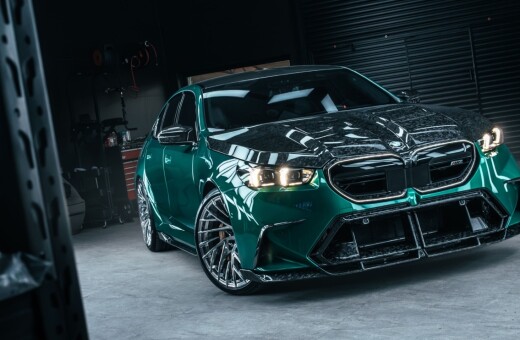 Обвес из кованого карбона для BMW M5 G90 в Isle of Man Green