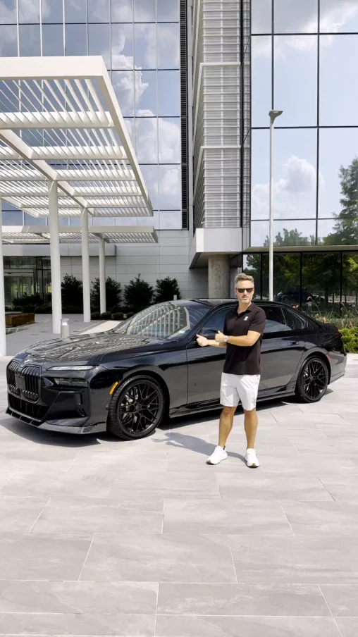 Губа переднего бампера для BMW 7 G70