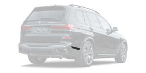 Вставки боковые в задний бампер