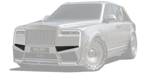 Карбоновые боковые вставки переднего бампера для Rolls-Royce Cullinan Series II