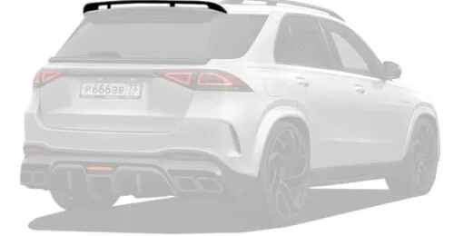 Карбоновый спойлер для Mercedes-Benz GLE V167 верхний
