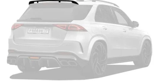 Карбоновый спойлер для Mercedes-Benz GLE V167 верхний