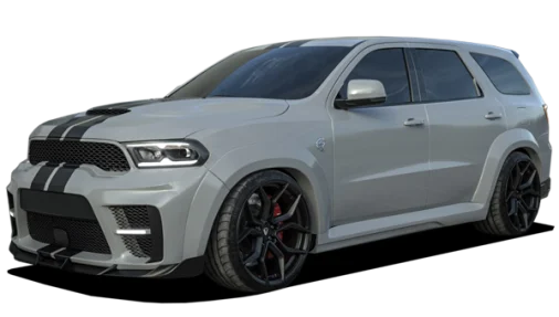 Диффузор с насадками и стоп-сигналом для Dodge Durango