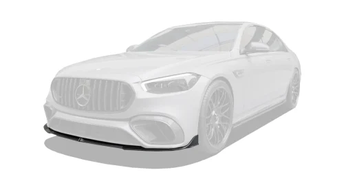 Карбоновый сплиттер переднего бампера для Mercedes-Benz S63 W223