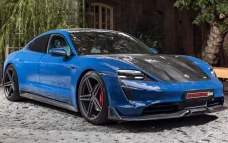 Карбоновая губа для Porsche Taycan