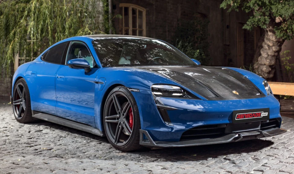 Карбоновая губа для Porsche Taycan