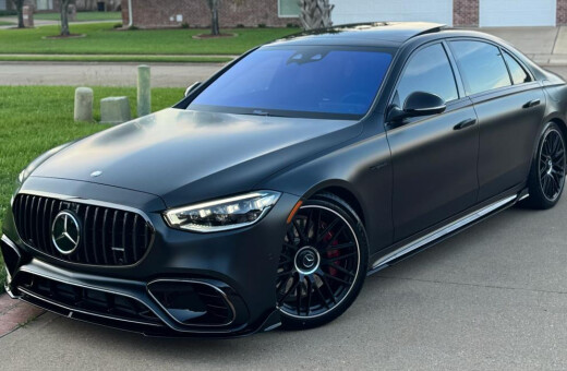 Обвес в черном глянце для Mercedes-Benz S62 W223