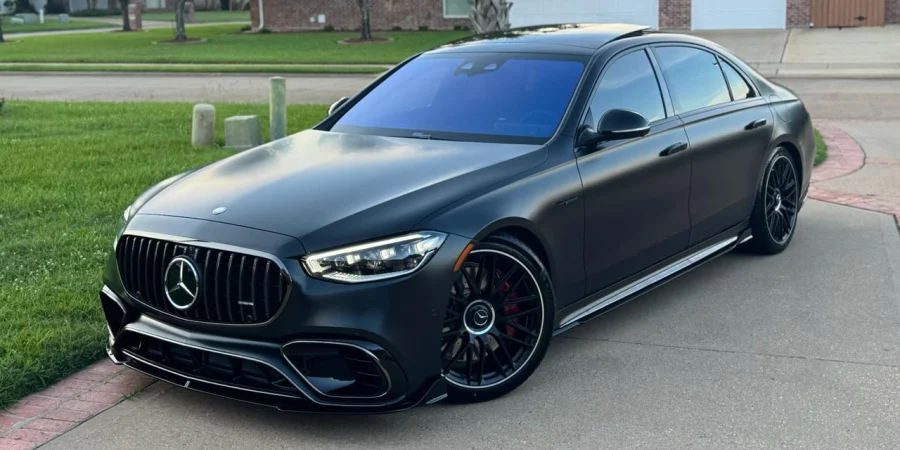 Обвес в черном глянце для Mercedes-Benz S62 W223