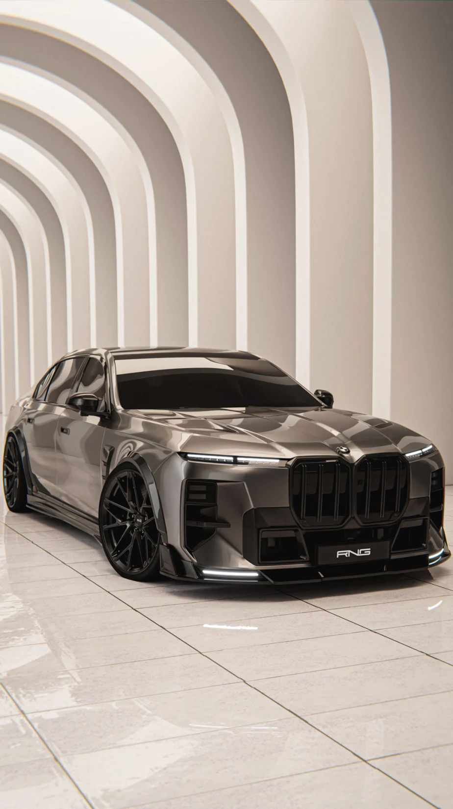 Обвес для BMW 7 серии G70 LCI 2027: как RNG Design сделал первую карбоновую программу на рестайлинг