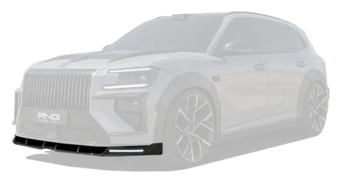 Zeekr 8X carbon front lip with integrated DRL by RNG Design