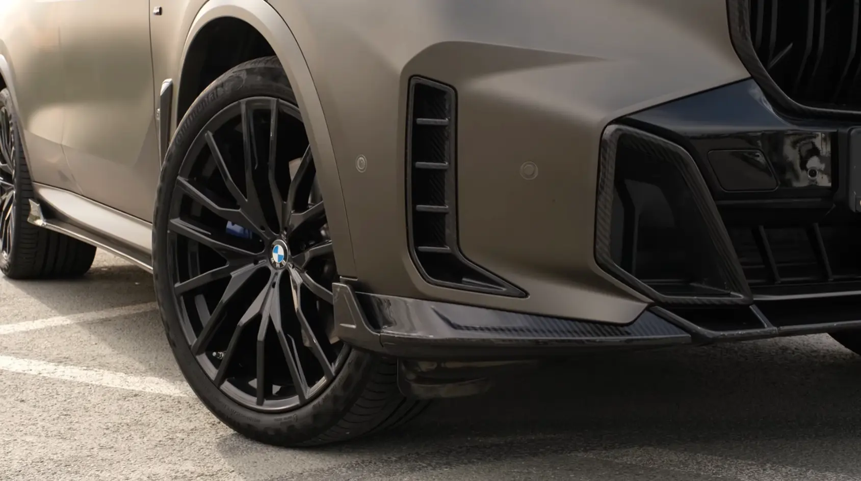 Нижний спойлер для BMW X5 LCI
