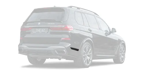 Карбоновые боковые вставки заднего бампера для BMW X7