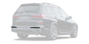 Вставки заднего бампера