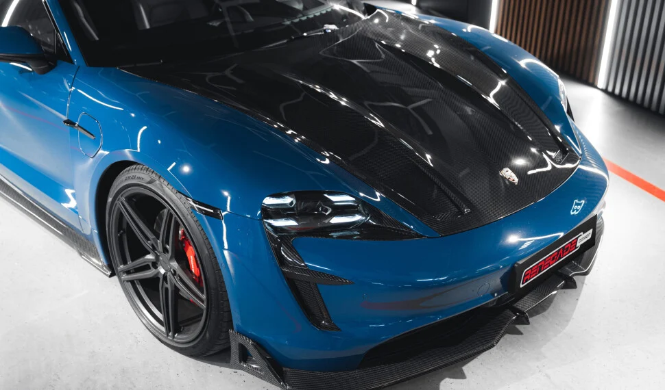 Карбоновая губа для Porsche Taycan