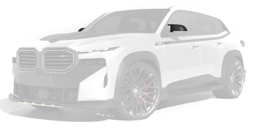 BMW XM в черном: обвес и диски