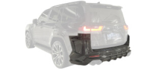 Задний бампер с диффузором