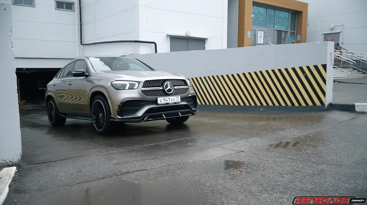 Спойлер для Mercedes-Benz GLE Coupe C167 нижний