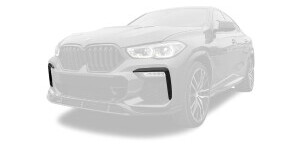 Вставки в передний бампер