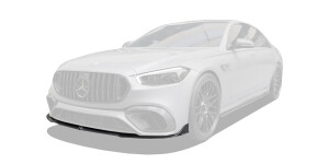 Губа переднего бампера