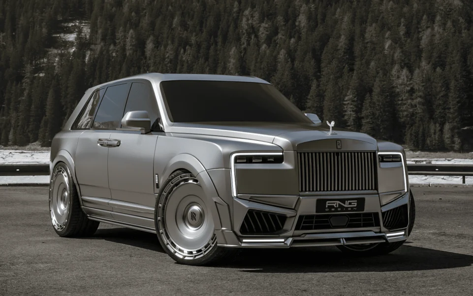 Карбоновые пороги для Rolls-Royce Cullinan Series II