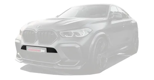Карбоновая центральная вставка переднего бампера для BMW X6M F96