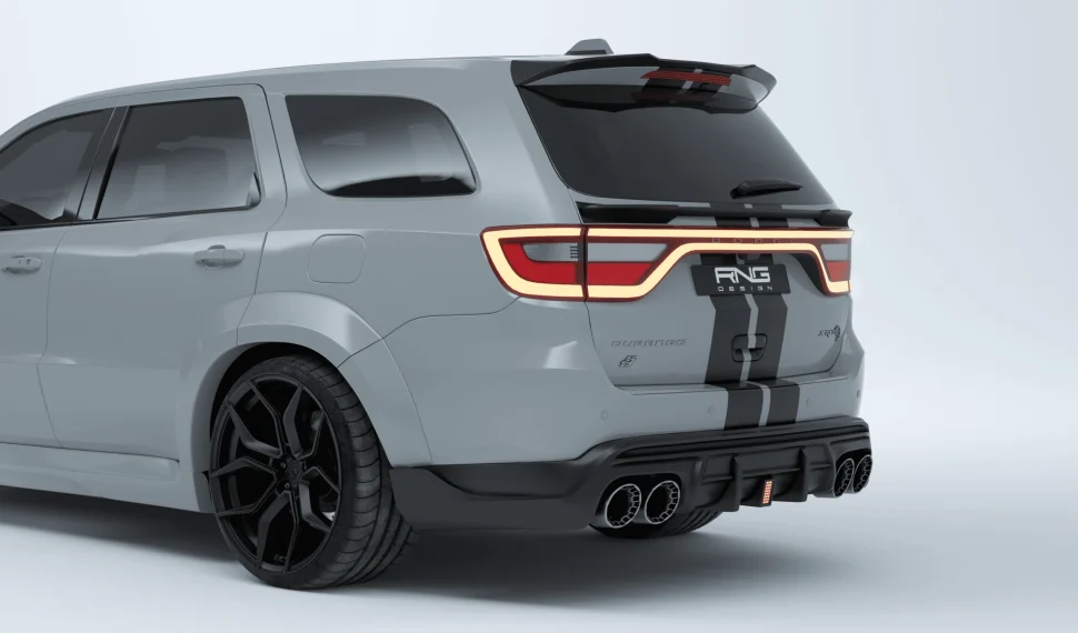 Диффузор с насадками и стоп-сигналом для Dodge Durango