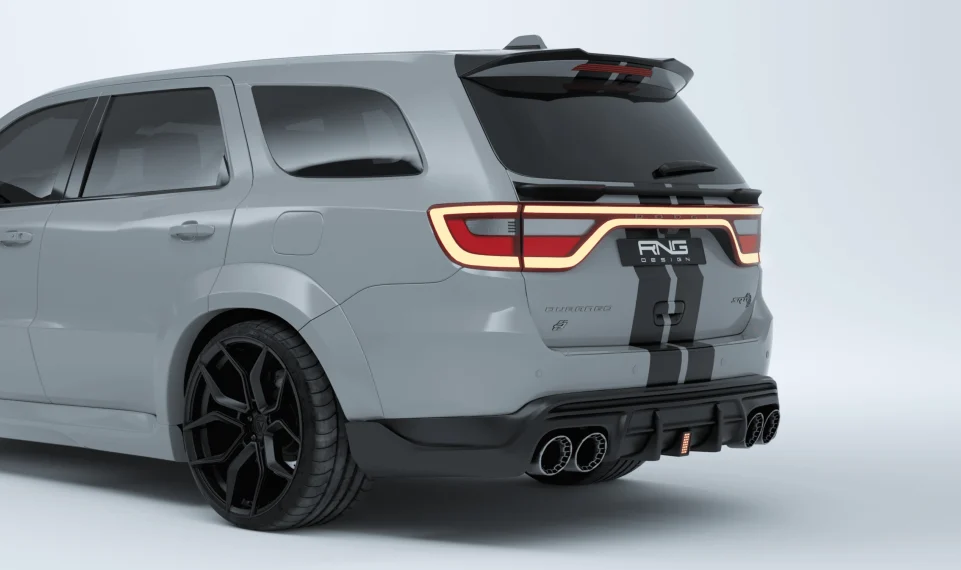 Диффузор с насадками и стоп-сигналом для Dodge Durango