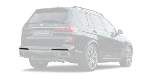 Карбоновые вставки в задний бампер для BMW X7