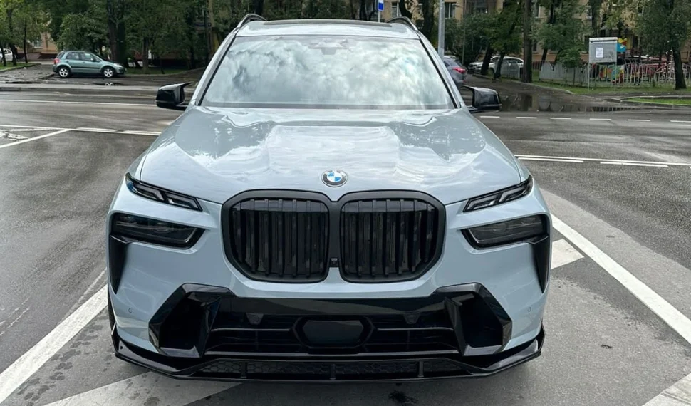 Губа переднего бампера для BMW X7 LCI