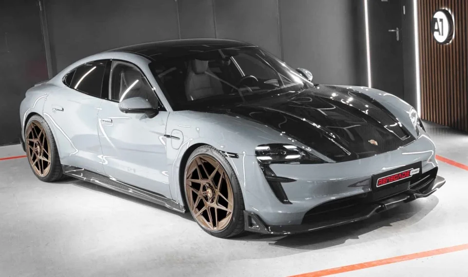 Карбоновая губа для Porsche Taycan