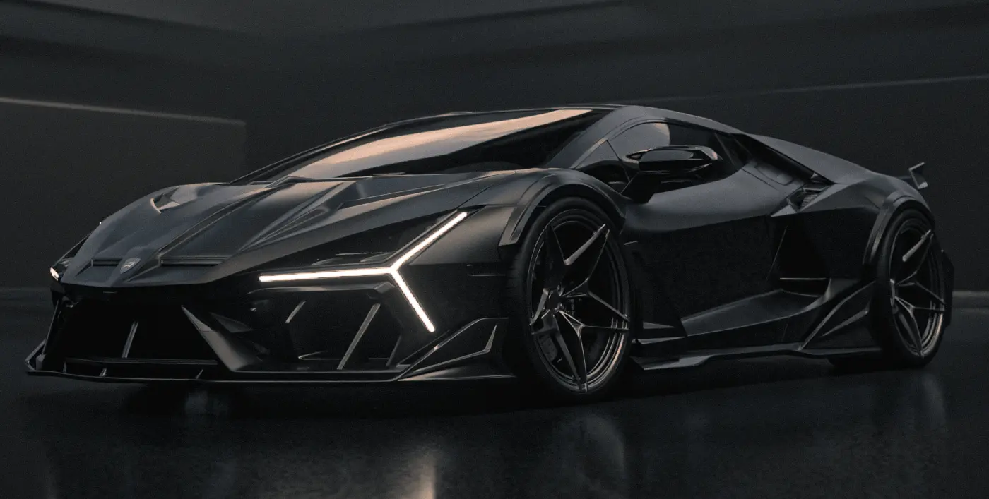 Lamborghini Revuelto widebody kit in carbon fibre by RNG Design
