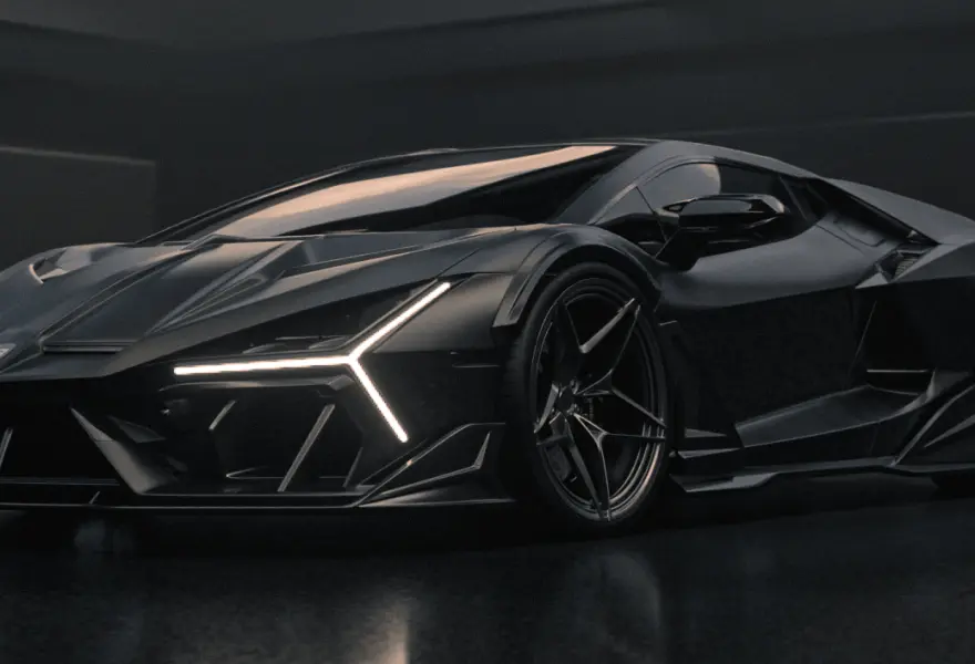 Lamborghini Revuelto widebody kit in carbon fibre by RNG Design